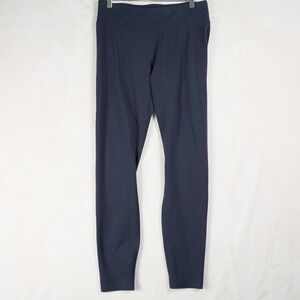 Pact Womens Go-To Organic Cotton Leggings Navy Blue Size Medium Stretch Yoga